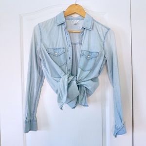 Aeropostale blue button-up